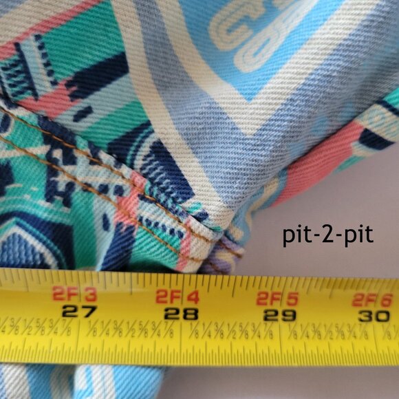 NWT - Castles of Disney Parks D23 Postage Stamps Denim Jacket (Size 2X) - Picture 16 of 16